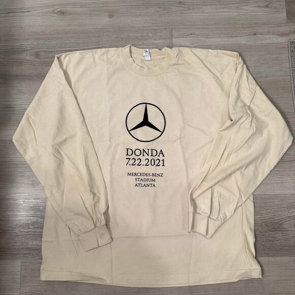 Kanye West DONDA Listening Party Long-Sleeve Tee 'Beige' Size XL - Picture 1 of 6